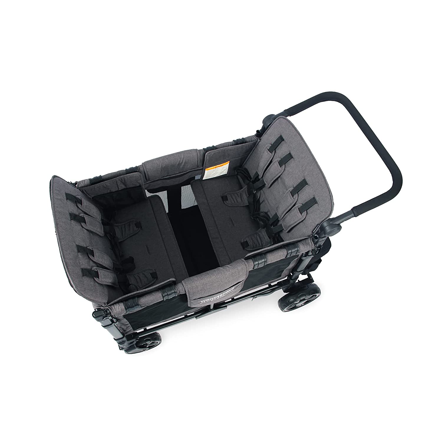 W0NDERF0LD W4 Elite 4 Seater Multi-Function Quad Stroller Wagon