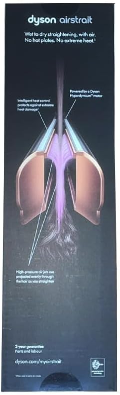 Dyson Airstrait HT01 Fer à lisser pour cheveux mouillés à sec 1600 W (argenté)