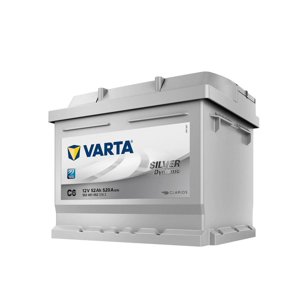 Varta Silver Dynamic C6 Batterie Voitures, 12 V 52Ah 520 Amps (En)