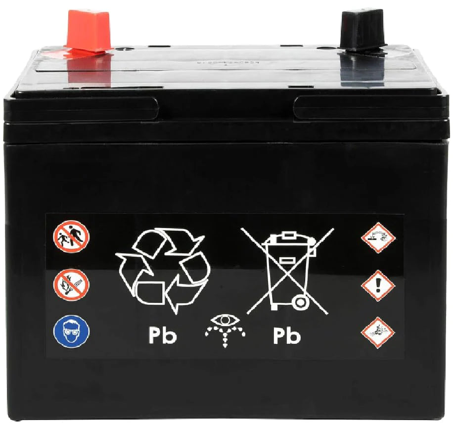 Batterie pour Tondeuse Autoportée 30Ah AGM Idéale pour Tracteur Tondeuse Incluant Batterie Tondeuse Adapté Batterie 12 v 30 ah Ideale Autoportée U1R9.