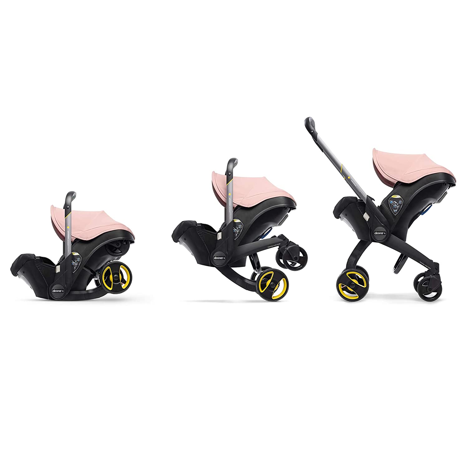 Doona Infant Car Seat & Latch Base Car Seat to Stroller Blush Pink US Version